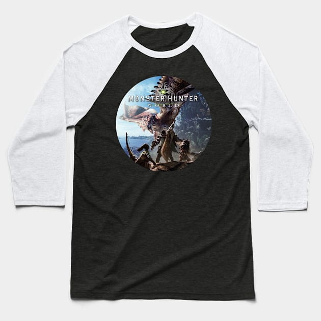 Monster hunter Baseball T-Shirt by russ867